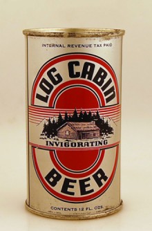 Log Cabin Invigorating Beer Can