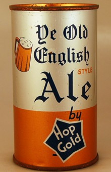 Hop Gold Ye Old English Style Ale Beer Can