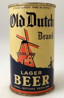 Old Dutch Brand Lager Beer Can