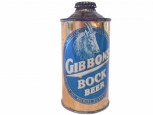Gibbons Bock Beer Can